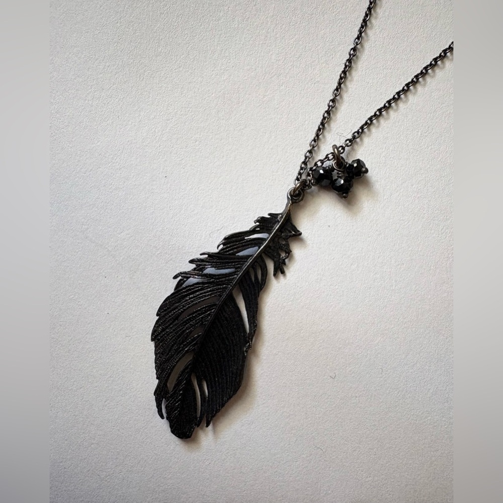 Alex Monroe feather necklace